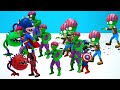 How to make Superhero red Hulk and Spider-man, Ironman, Captain America with Clay