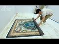 Watch This Carpet Transform: The Secret Beneath The Mud Is Revealed - Satisfying Video