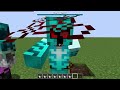 x100 entity303 and HEROBRINE and x200 diamond armors combined in minecraft