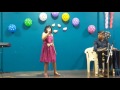 Anushka's first solo singing performance