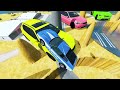 High speed monster trucks vs ramp crashes - 276 | funny cars | BeamNG drive