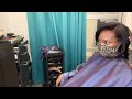 Big chop after 30 years of relaxing her hair | transitioning to natural