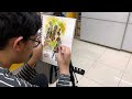 Painting the Book of Boba Fett poster (and making a video after 8 months)