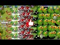 PVZ 2 - 6 Team Plants & MInt DEFENSE x ELECTRIC x PEA x PULT x ... Battlez - Who WIll WIn?