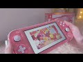 i finally gave in to switch lite! | unboxing + intro to animal crossing 🦝