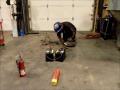Welding with jumper cables and a pair of batteries
