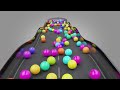 20,000 Color Balls Marble Run Loop animation V01