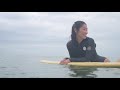 How to Push through waves! #Japanesesurfgirl #longboard