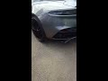 Aston Martin DBS Superleggera revving twin turbo V12 at Gaydon