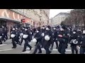 Just Now: Anti lockdown Protests in Austria, Police walking with their helmets in hand and....