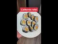 Beginners guide to sushi! California roll