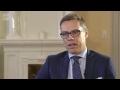 Alexander Stubb kertoo arvoistaan (HUOM: satiirivideo vuodelta 2015)