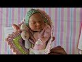 Box Opening Cute Mini Reborn Baby Doll OOAK by Frankies Clay Studio
