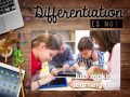 Differentiated Instruction Video Series 1: What is it