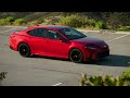 2025 Toyota Camry SE AWD | Supersonic Red | Driving, Interior, Exterior (US Spec)