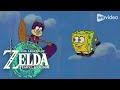 Zelda Games Portrayed By Spongebob