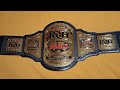 OVERVIEW SHOT:- RING OF HONOR WORLD TELEVISION CHAMPIONSHIP REPLICA TITLE