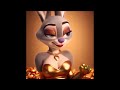 Judy Hopps Of Zootopia Dress Lovingly And Wanting A Kiss That Also Makes Her Melt In 4K