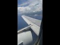 Watch American Airlines over beautiful beaches Jamaica