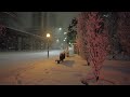 Snowy Night in Burnaby, BC , Canada 4K Walk