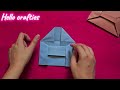 DIY - Easy Origami Envelope tutorial |without glue, scissors/ Paper Craft