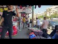 Palestine 🇵🇸 Gaza Strip Palestine Walking Tour | Walking Tours In Arab Countries | قطاع غزة فلسطين