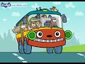 Wheels on the Bus | Nursery Rhymes | Favorite | Little Fox | Animated Songs for Kids