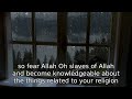 O Youth! Strive in seeking knowledge | Shaykh Salih Al Fawzaan (حفظه الله)