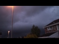 Massive Thunderstorm sweeps across the West Midlands UK