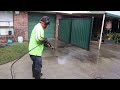 Yard Tidy Up and Driveway Pressure Washing #asmr #satisfying #yardmaintenance #pressurewashing