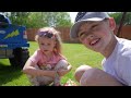 Monster Trucks VS Gingerbread House During Solar Eclipse 2024