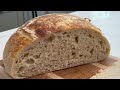 Easy Sourdough Bread (No Knead)