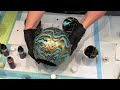 WOW 🤩 ACRYLIC POURING OVER GLASS VASES- SUPER GORGEOUS RESULTS FLUID ART