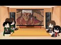 Eren Mikasa Levi and Hange react to an AMV
