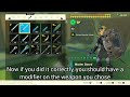 How to transfer modifers (and durability) and dupe the Master Sword in Tears of the Kingdom