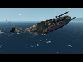 SURVIVING a Bombing Run ATTACK on the Yamato! (Stormworks Sinking Ship Survival)