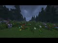 Relaxing Minecraft music that calms your mind with soft rain raining to relax & study to