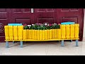 Amazing Ideas! Recycling Plastic Bottles into Beautiful Flower Pots for Balcony Garden