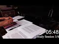 2 HOUR STUDY WITH ME | pomodoro 25x5 | Rain sound