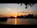 Toront sunset from Toronto island