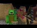 JJ AND MIKEY BECOME DINO AND ATTACK THE VILLAGE IN MINECRAFT ! Mikey and JJ T-REX EVOLUTION.
