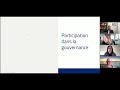 Gouvernance de l'INESSS: la participation du public, des professionnel(le)s et des gestionnaires