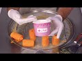 ASMR | How to Make Mango Juice - Ice Cream Rolls | Satisfying & Delicious (no talking)