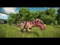 2x CERATOSAURUS vs 2x QIANZHOSAURUS BREAKOUT AND FIGHT - Jurassic World Evolution 2