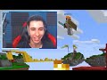 Minecraft Bedwars but I secretly cheated with /give...