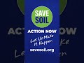 Soil Is The Most Fundamental Ecological Issue | Sadhguru | #SaveSoil