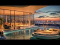 Cityscape Serenade | A Night in a Cozy New York Apartment - Background Instrumental to Relax
