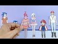 Battle Elsa, Poppy & Mario : Poppy Playtime 3 or Digital Circus? | DIY Paper Dolls Fashion