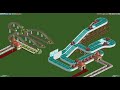 RCT2 Ride Overview - Log Flume