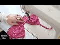 Sewing underwear very easily with the pot lid